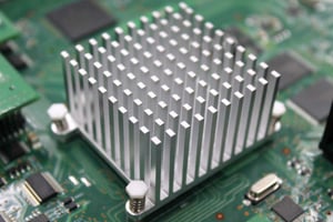 heat_sink_on_printed_circuit_board