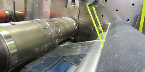 The production of die cut adhesive tape
