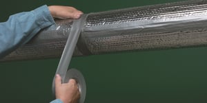 Using thermal insulation tape