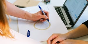 measurements of die cut part drawing 