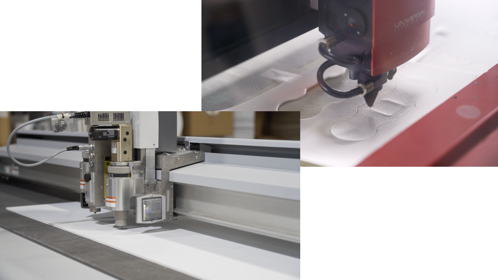 laser and digital knife prototyping