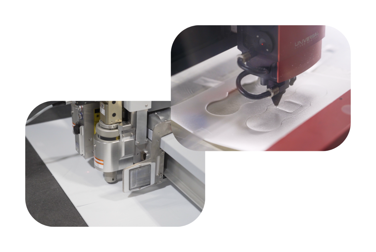 digital and laser die cutting