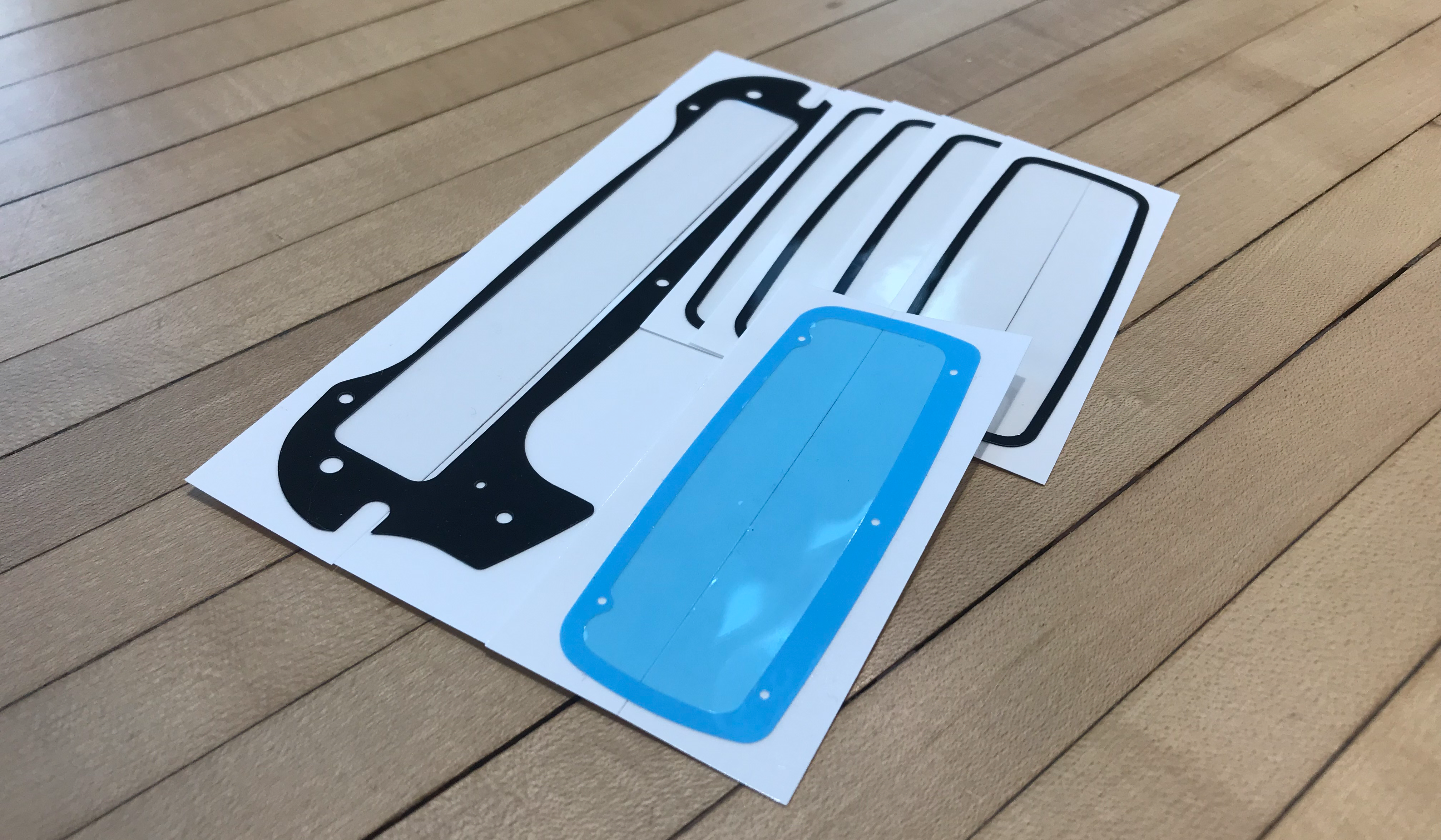 Multiple custom die cut gaskets