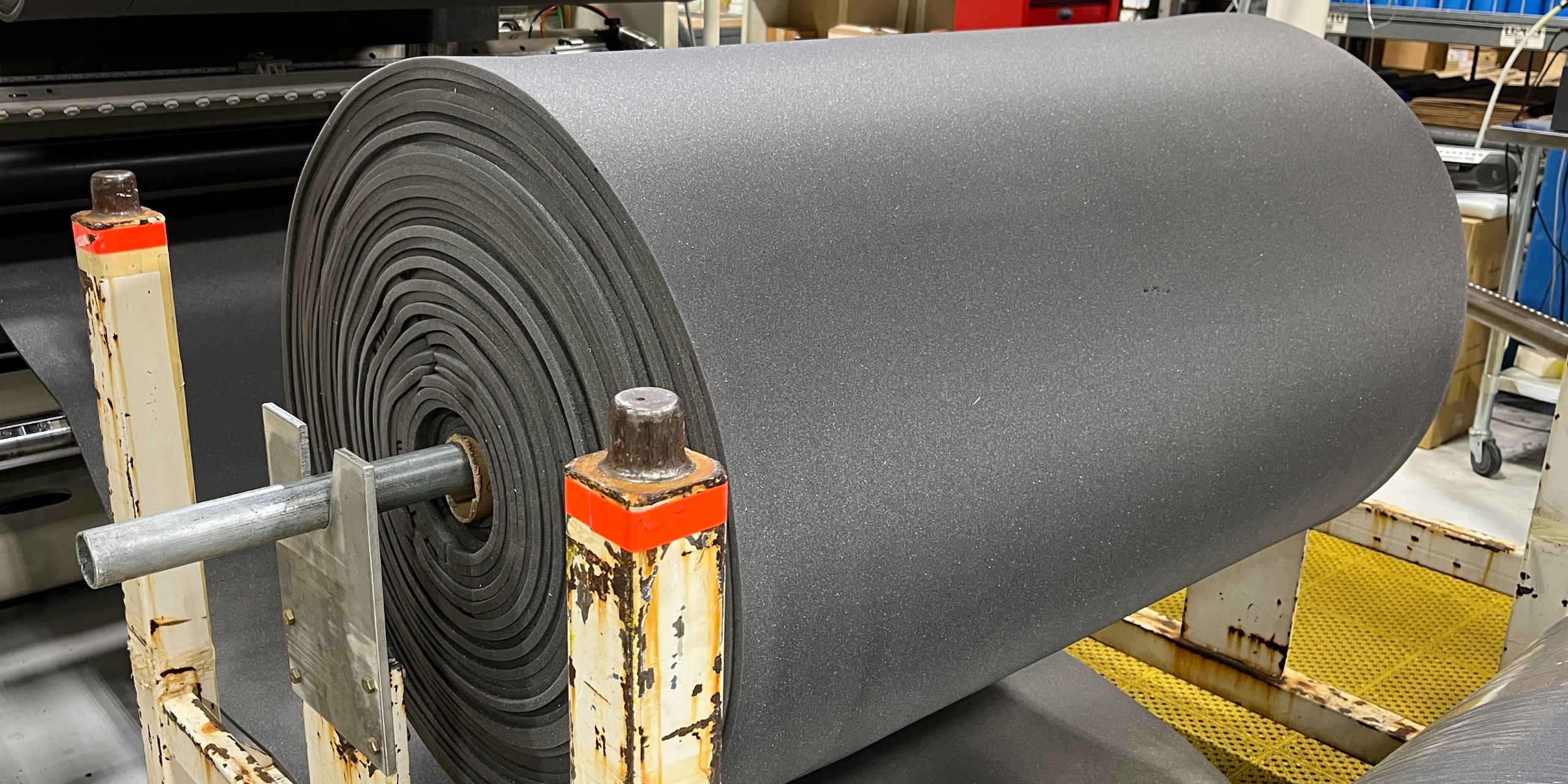 roll of material processed by strouse manufacturing capabilities 
